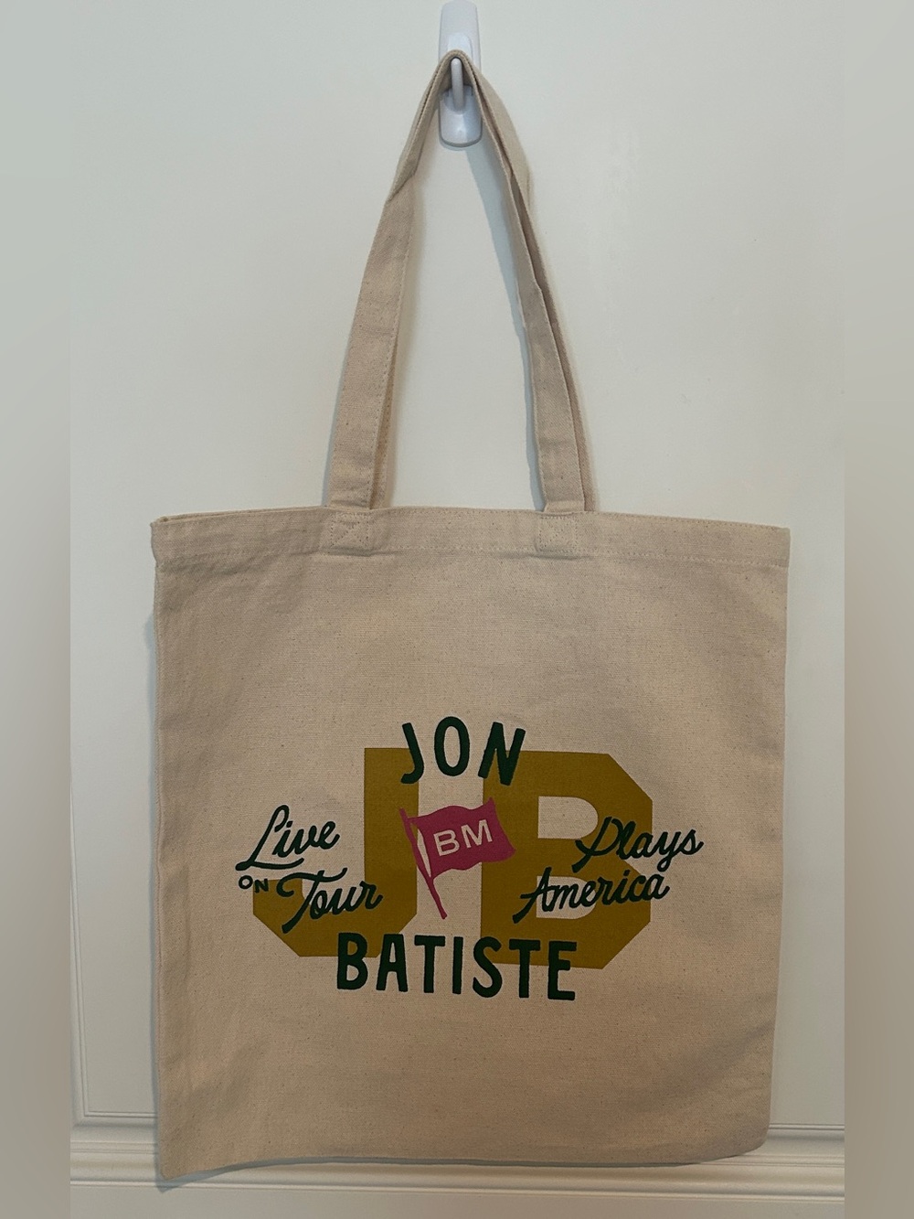 Official Jon Batiste "Live on Tour Plays America" Concert Merchandise Tote Bag